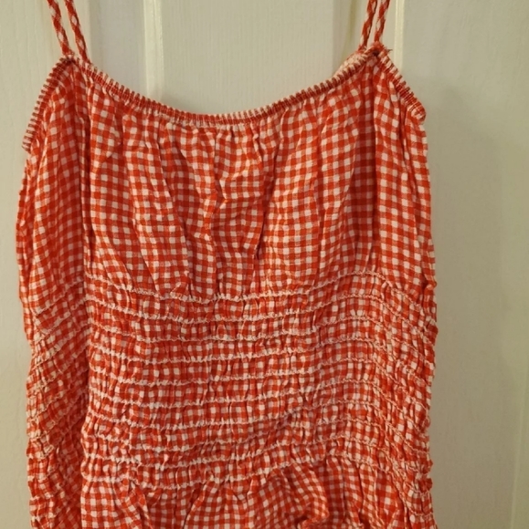 NWT Boutique red tank/crop top lg - Picture 2 of 6